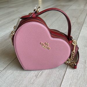 Coach Heart Crossbody In Colorblock